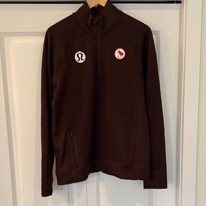 Lululemon Engineered for Warmth Team Canada Half Zip
